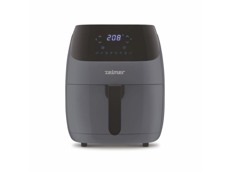 Zelmer ZAF5502G, Lavfedt steger, 5 L, 80 °C, 200 °C, Enkelt, Sort, Grå