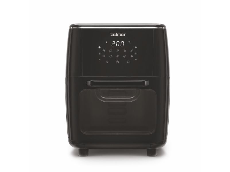 Zelmer ZAF7120, Lavfedt steger, 12 L, 200 °C, 60 min., Enkelt, Sort