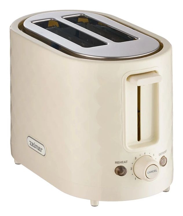 Zelmer brødrister ZTS7632F, cremefarvet billede 1