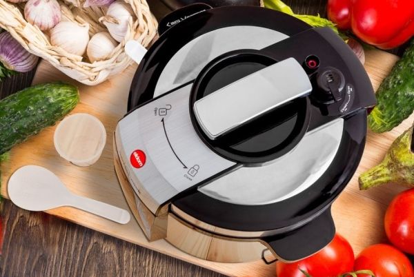 ELDOM SW500 PERFECT COOK, 5 L, Rustfrit stål, Rustfrit stål, Aluminium, 900 W, 220 mm