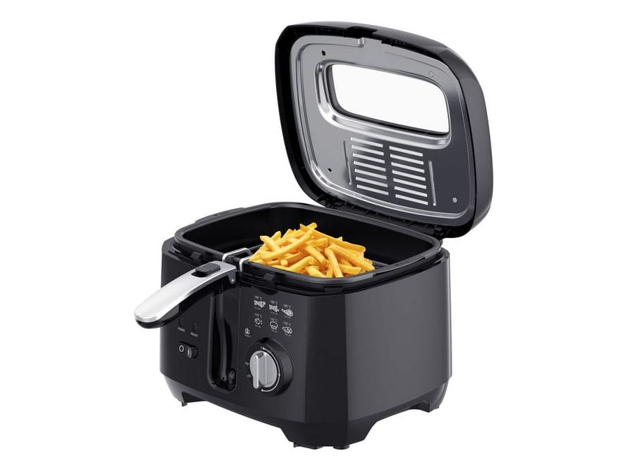 ELDOM FR18C, Frituregryde, 2,5 L, 150 °C, 190 °C, Enkelt, Sort billede 3