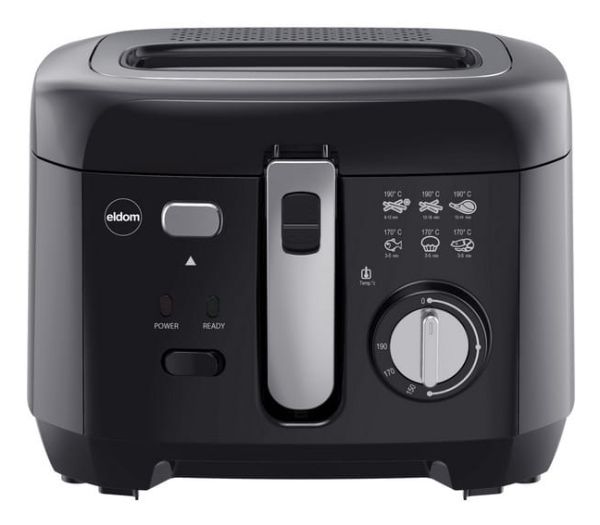 ELDOM FR18C, Frituregryde, 2,5 L, 150 °C, 190 °C, Enkelt, Sort billede 2