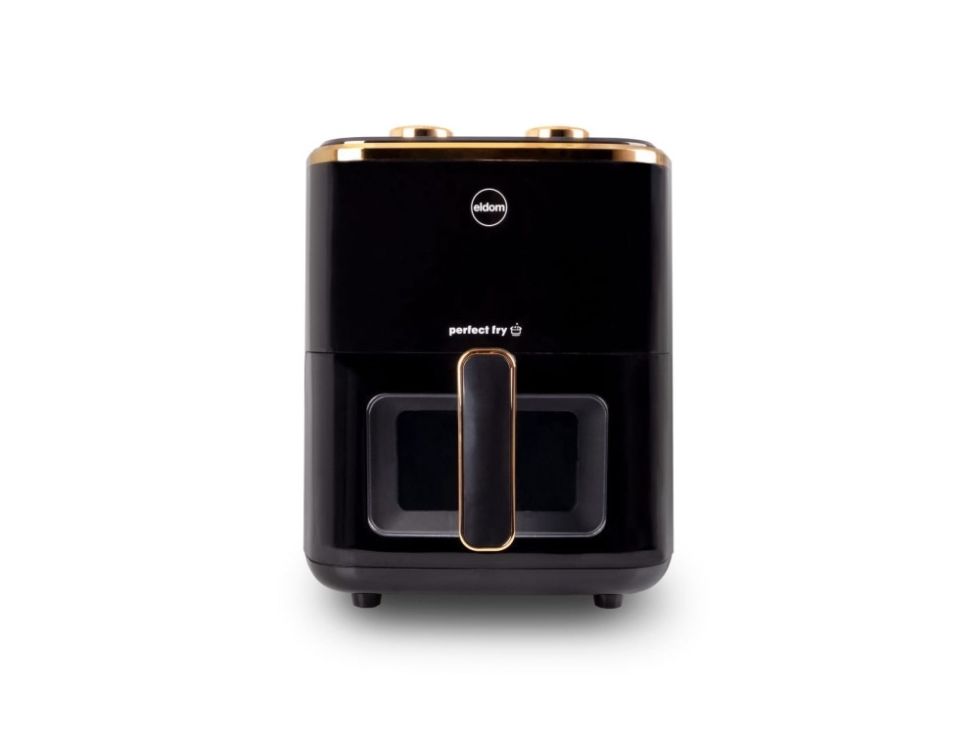 ELDOM FRITTA fat-free fryer capacity 5.0 l adjustable temp. clock 1500 W, Varmluftsteger, 5 L, 80 °C, 200 °C, 60 min., Enkelt