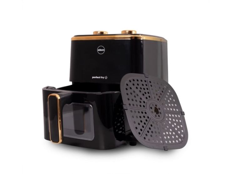 ELDOM FRITTA fat-free fryer capacity 5.0 l adjustable temp. clock 1500 W, Varmluftsteger, 5 L, 80 °C, 200 °C, 60 min., Enkelt