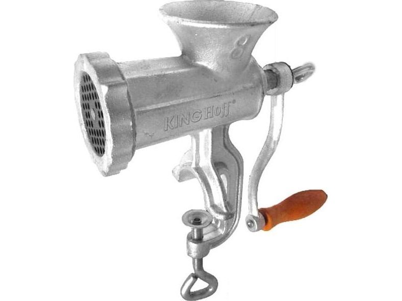 KingHoff Meat Mincer # 8 CAST IRON MACHINE + KINGHOFF KH-1427 ACCESSORIES