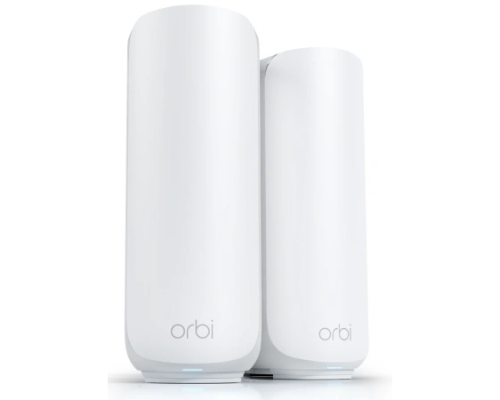 Netgear Orbi 370 Series Dual-Band WiFi 7 Mesh system 2-pack router hvid billede 1