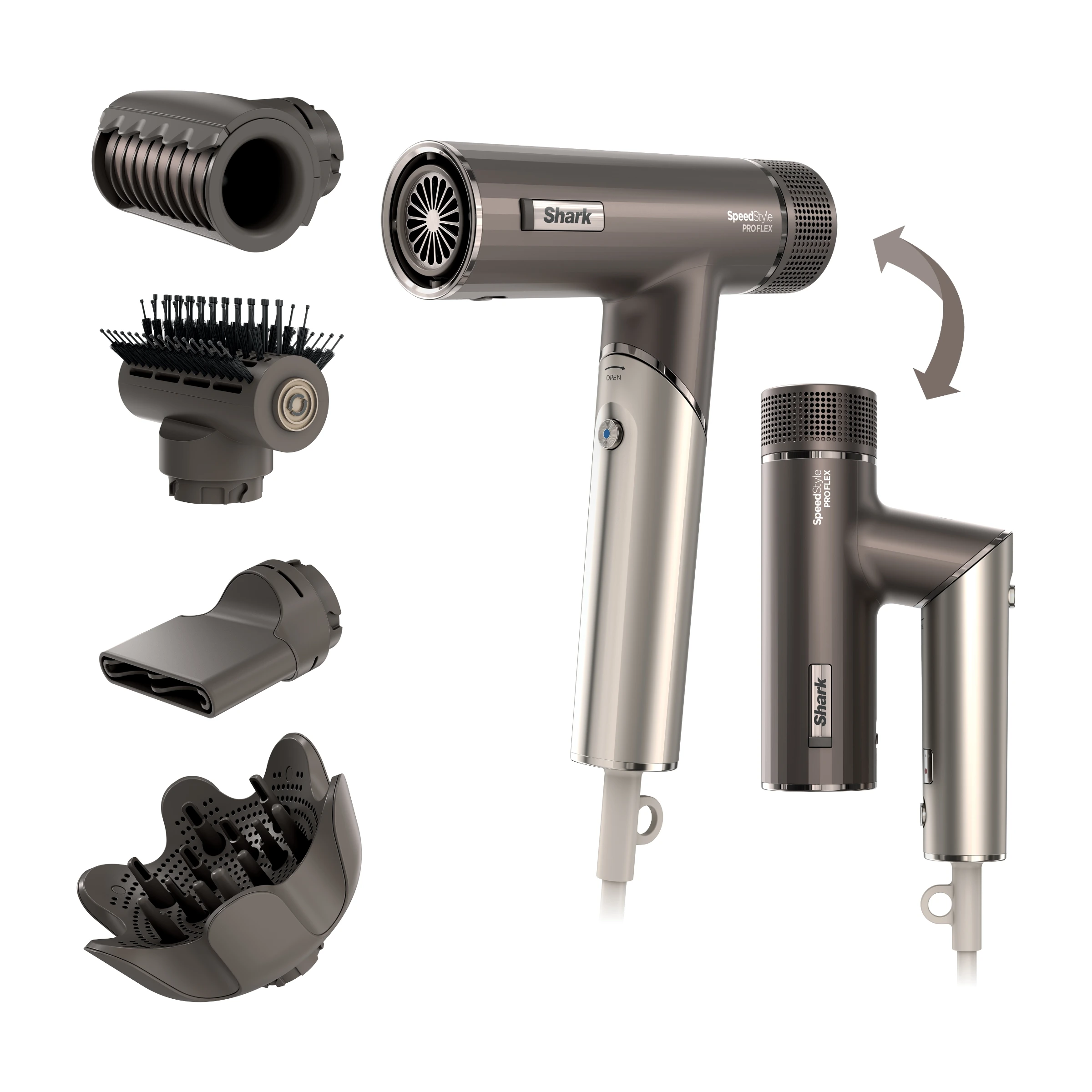 Shark SpeedStyle Pro Flex 4-i-1 hårtørrer billede 2