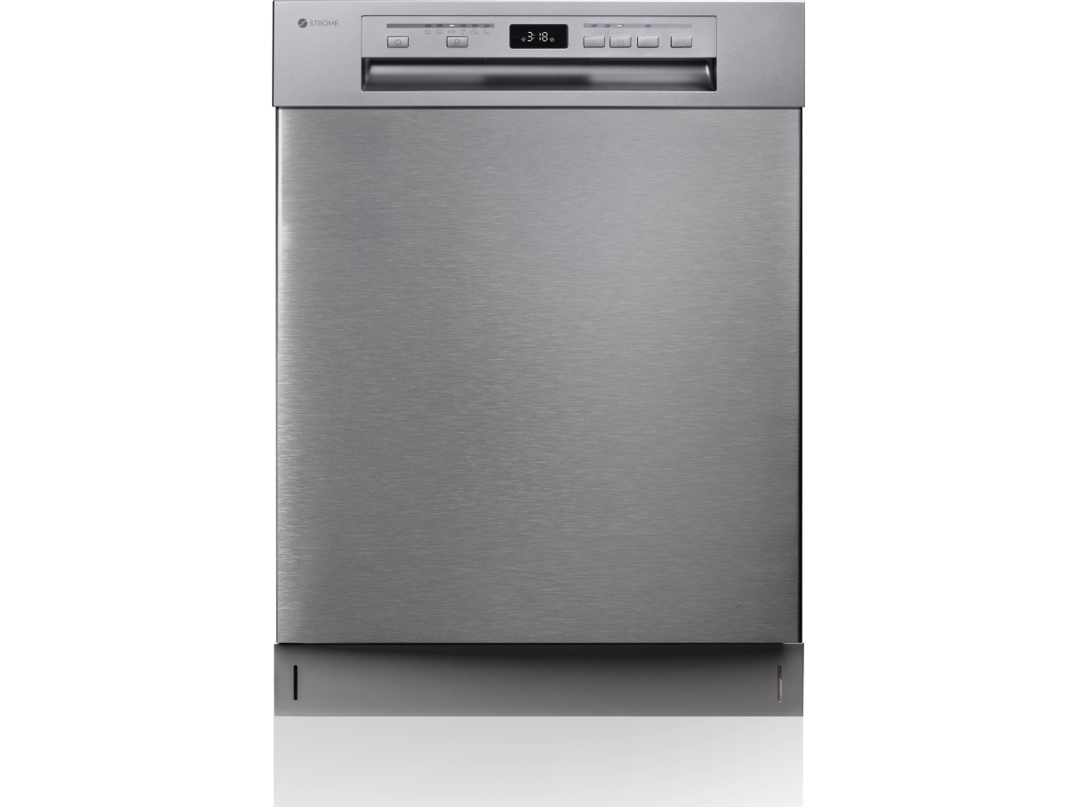 Ströme DW62B02D/01IX opvaskemaskine, stål 60 cm