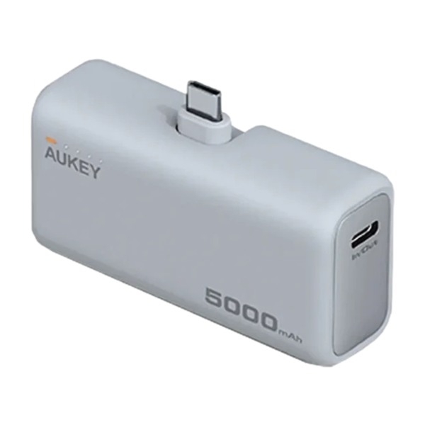 Aukey Spark Mini 5000 mAh powerbank, grå billede 1