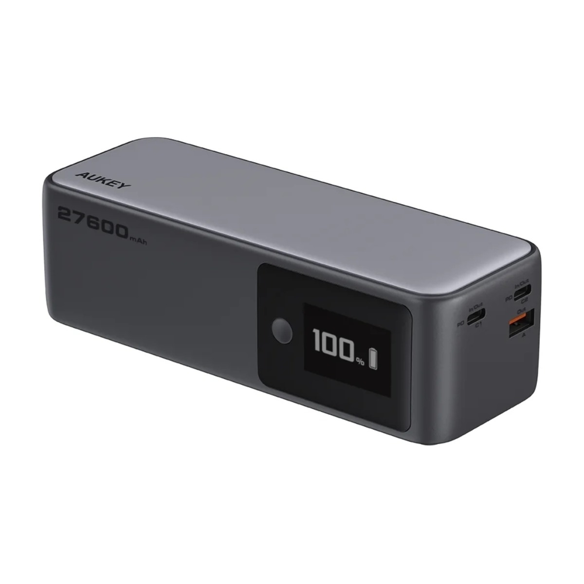 AUKEY Spark Mega 27.600 mAh 140 W powerbank, grå billede 2