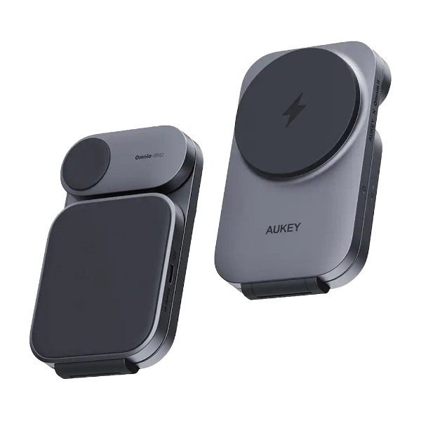 AUKEY LC-MC312P MagFusion Z Plus 25 W Qi2-2 3-i-1 trådløs oplader billede 1