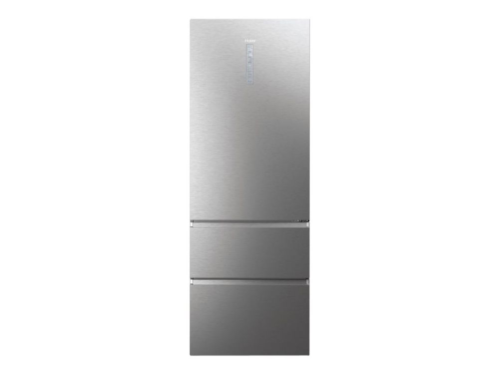 Haier 3D 70 Series 7 HTW7720ENMP - Køleskab/fryser - bund-fryser - Wi-Fi - bredde: 70 cm - dybde: 67.5 cm - højde: 200.6 cm - 483 liter - Klasse E - grå billede 4