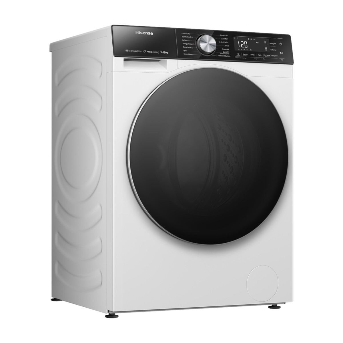 Hisense WD5S1045BW kombineret vaskemaskine/tørretumbler billede 1