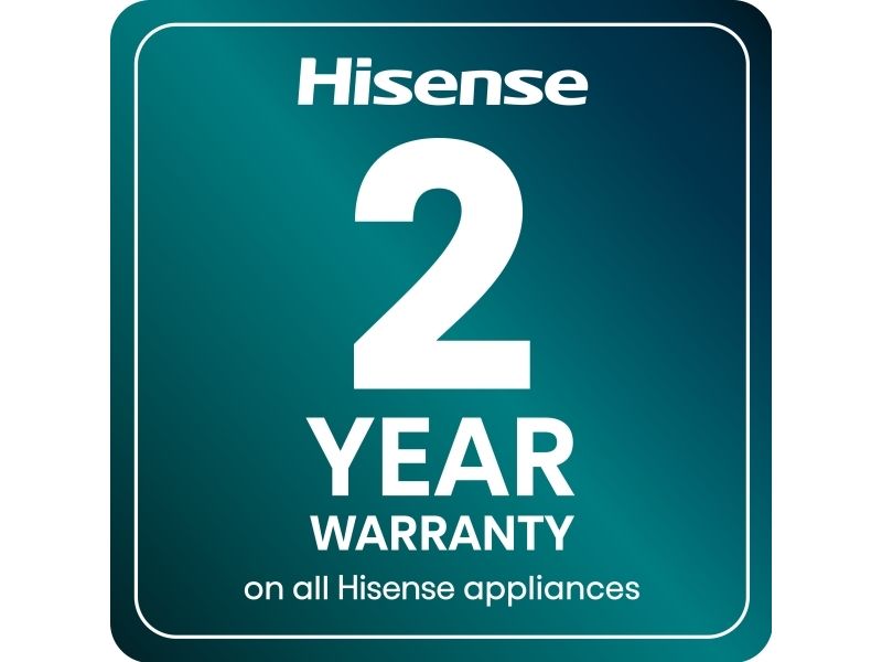 Hisense WF3S1243BW3, Front-læsning, 12 kg, B, 72 dB, 1400 rpm, A
