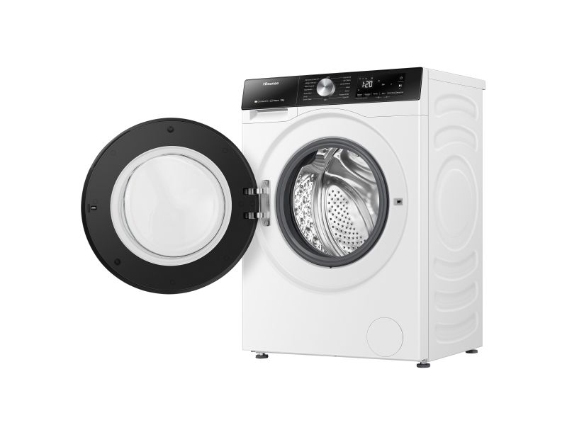 Hisense WF3S1243BW3, Front-læsning, 12 kg, B, 72 dB, 1400 rpm, A
