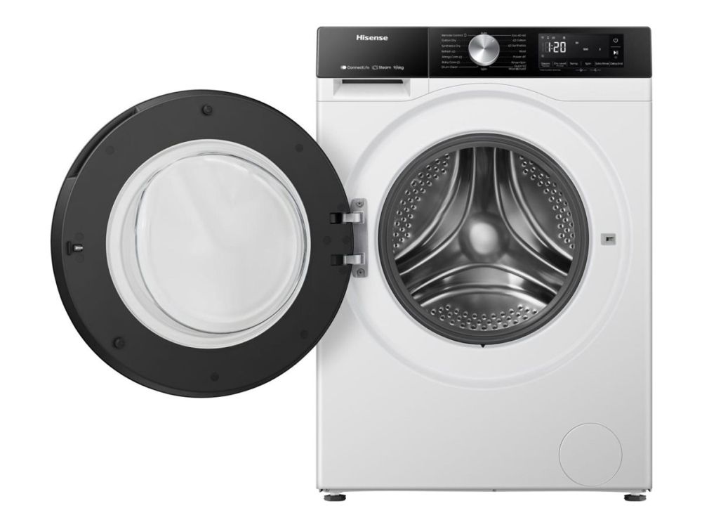 Hisense washer dryer WD3S904 9/6kg A/D wh3BW3 billede 3