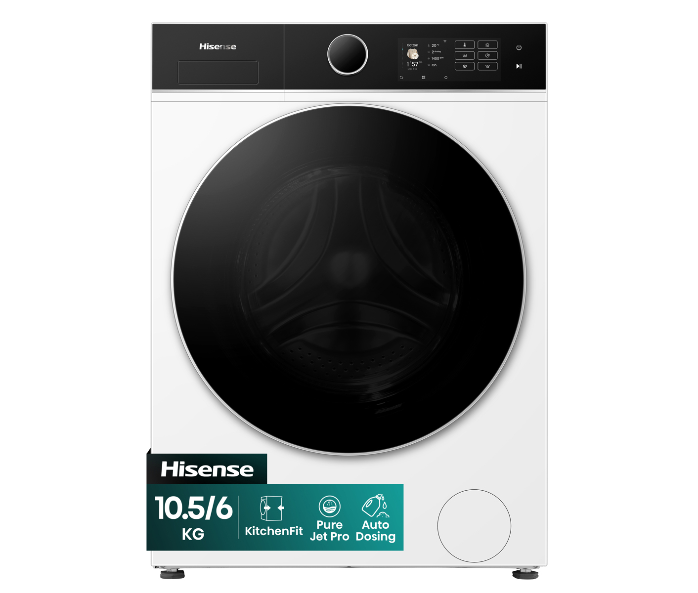 Hisense WD5I1045BWQ Vaske-tørremaskine