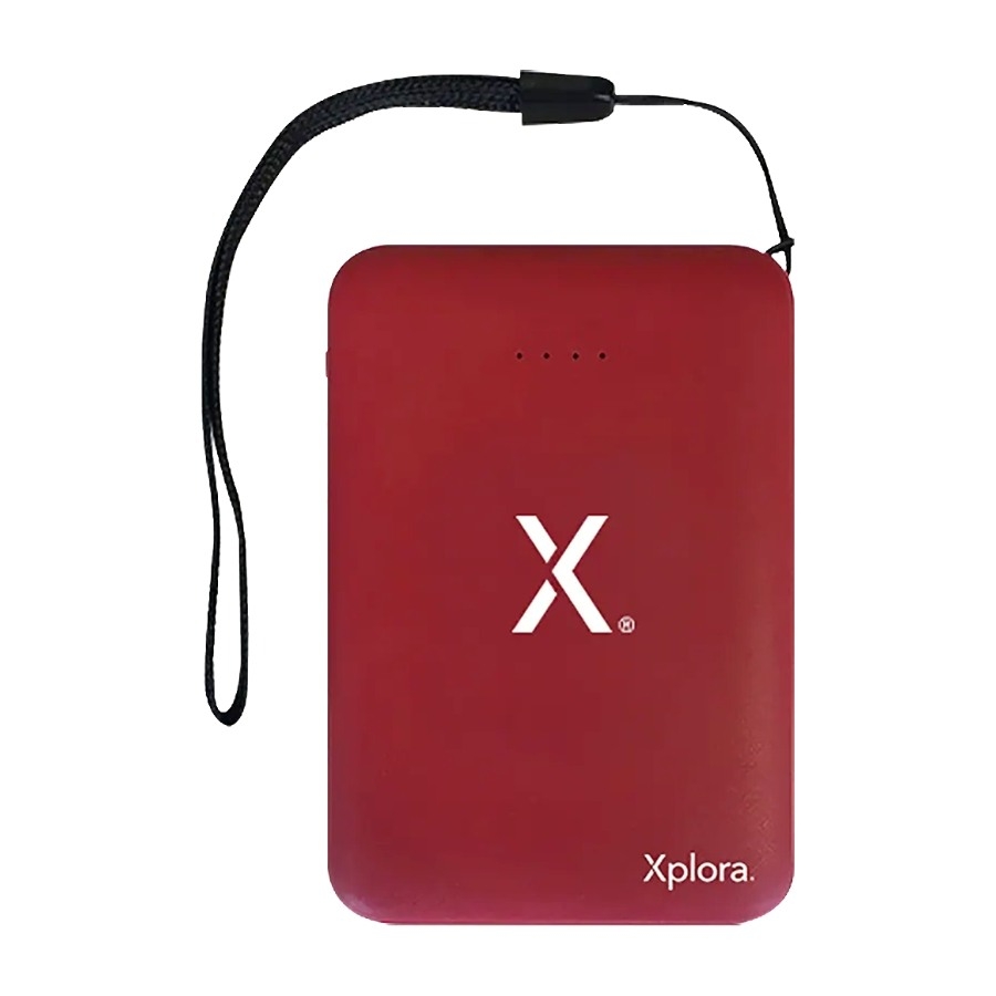 Xplora powerbank, rød 5000 mAH billede 1