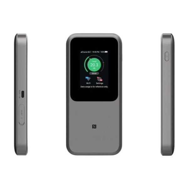 ZTE MU5120 Pebble Grey 5G trådløs router billede 4