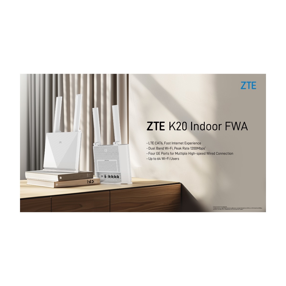 ZTE K20 4G Wi-Fi-router billede 4