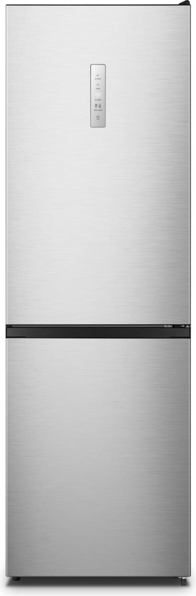 Hisense RB390N4CCD, 304 L, SN-T, 6 kg/24t, D, Frisk zone, aflukke, Grå, Rustfrit stål billede 1