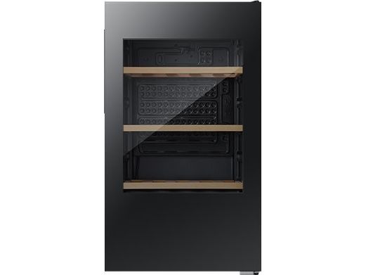 Hisense RW12D4NWG0, Vin køleboks, Fritstående, 30 flaske(r), G, Sort, Rustfrit stål, Sort