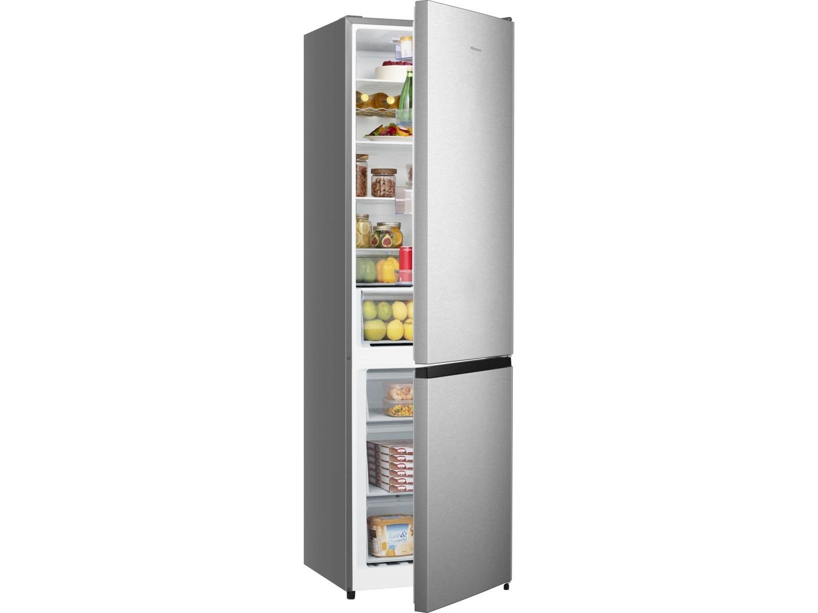 Hisense RB440N4ACC, 336 L, SN-T, 6 kg/24t, C, Frisk zone, aflukke, Grå, Rustfrit stål