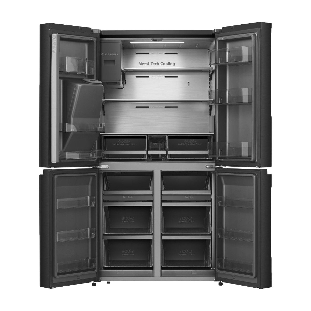 Hisense RQ760N4SBFE kølefryseskab