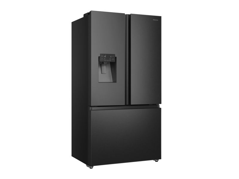 Hisense RF793N4SAFE, Fritstående, Fransk dør, Sort, 3 dør(e), Berøring, LED billede 2