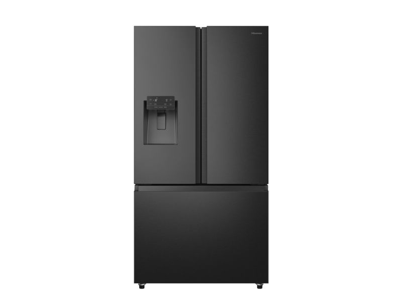Hisense RF793N4SAFE, Fritstående, Fransk dør, Sort, 3 dør(e), Berøring, LED billede 1