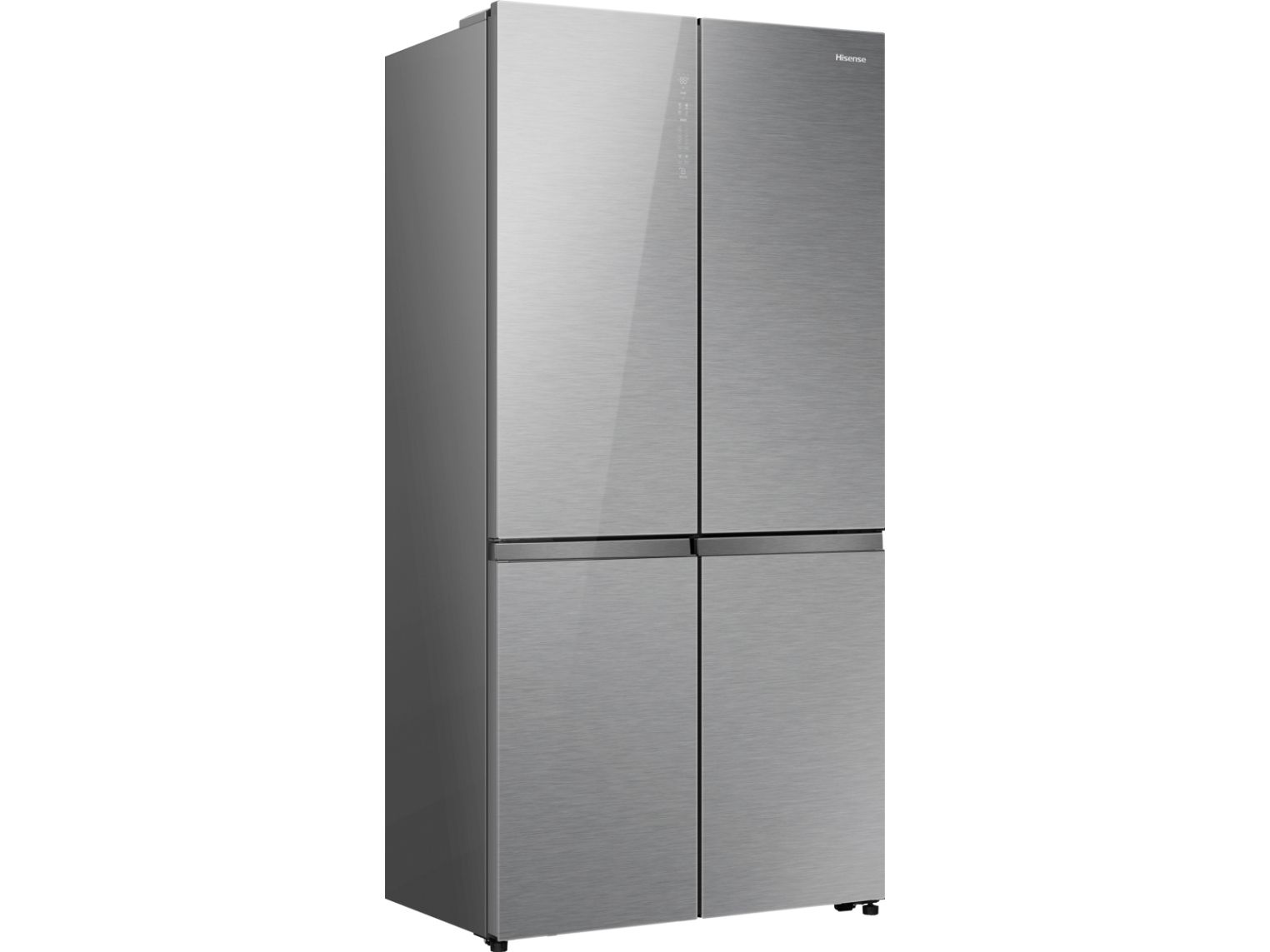 Hisense RQ5P605NSVE, Fritstående, Amerikansk dør, Rustfrit stål, 4 dør(e), LED, R600A