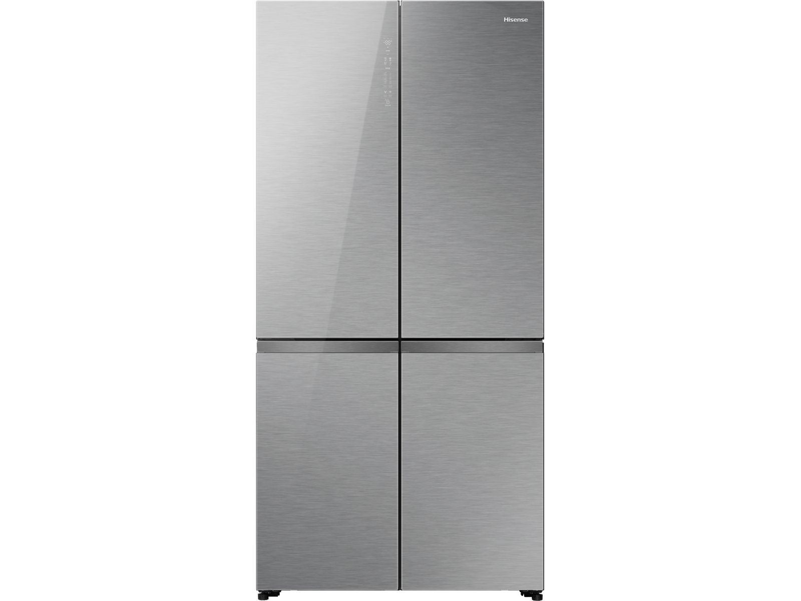 Hisense RQ5P605NSVE, Fritstående, Amerikansk dør, Rustfrit stål, 4 dør(e), LED, R600A