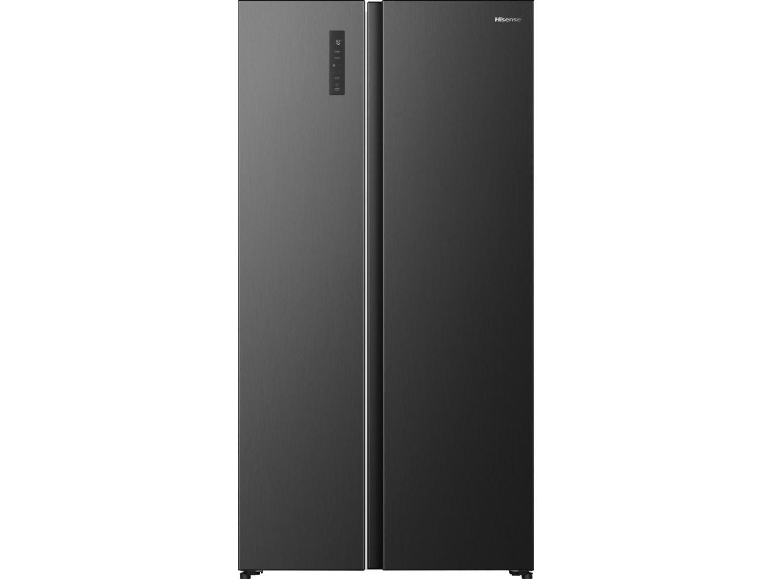 Hisense RS3P558NEFD, Fritstående, Amerikansk dør, Sort, 2 dør(e), Berøring, LED