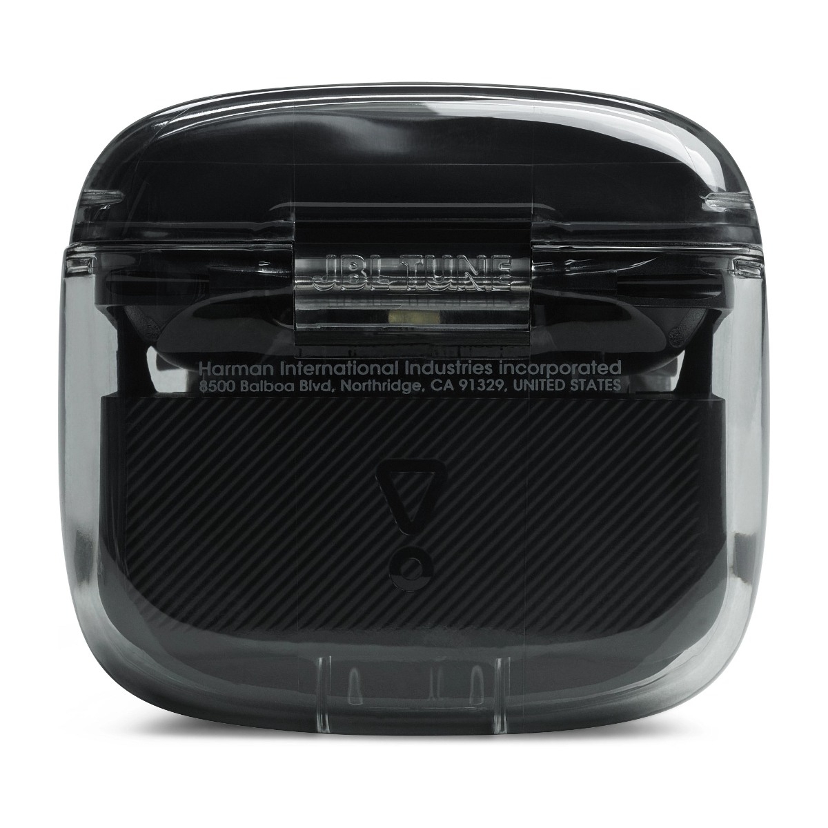 JBL Lifestyle Tune Flex True Wireless hovedtelefoner, gennemsigtig/sort billede 4