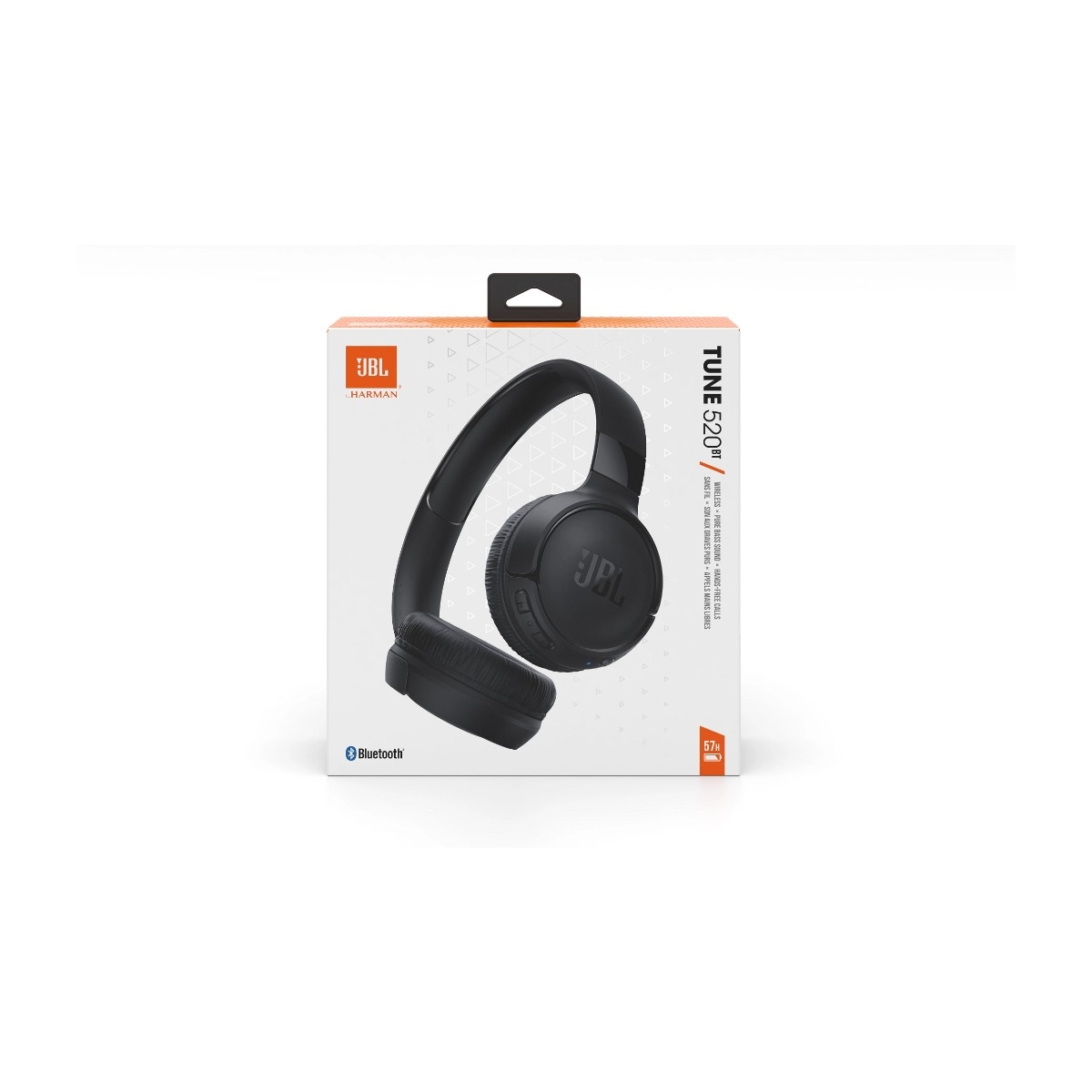 JBL Tune 520BT Bluetooth hovedtelefoner, sort billede 4