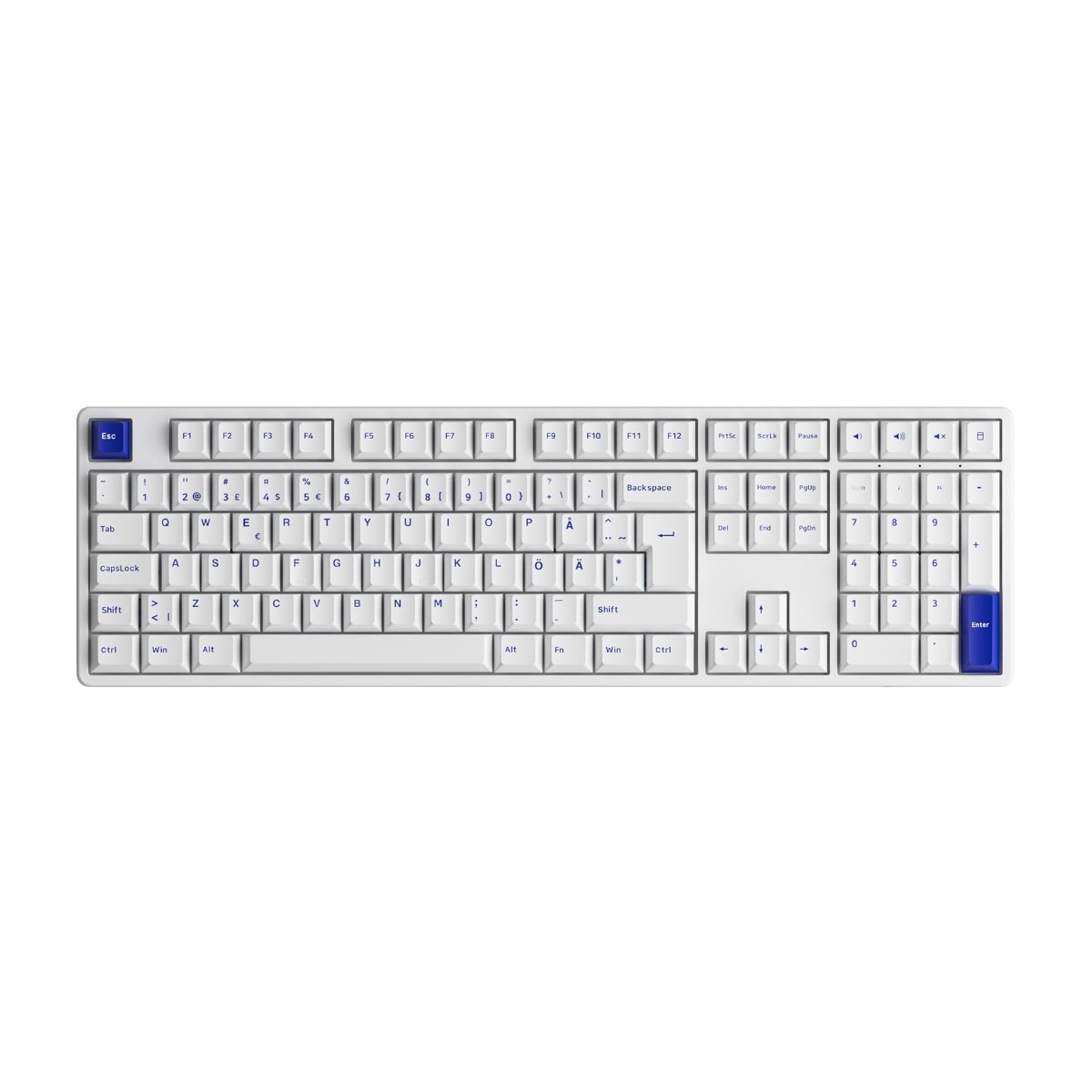 Akkogear 5108B Plus Bl/Wh CS Jelly pink gaming tastatur billede 2