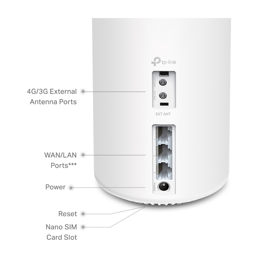 TP-Link Deco X20-4G AX1800 Mesh Router (1 pak) billede 3