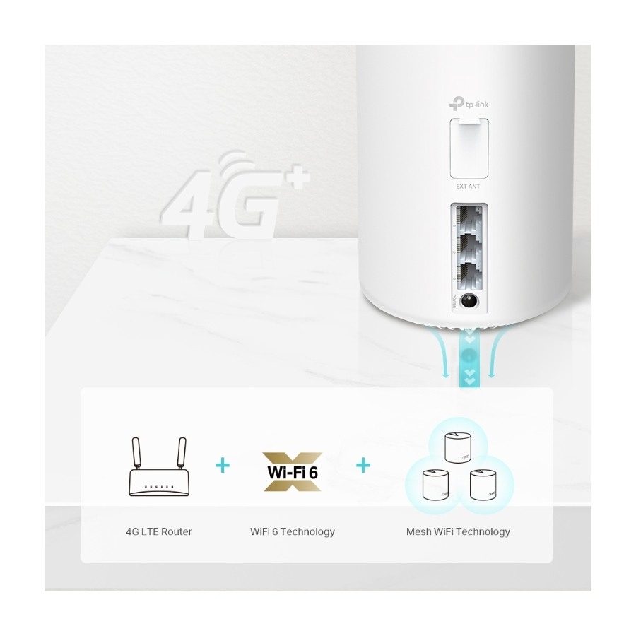 TP-Link Deco X20-4G AX1800 Mesh Router (1 pak) billede 4