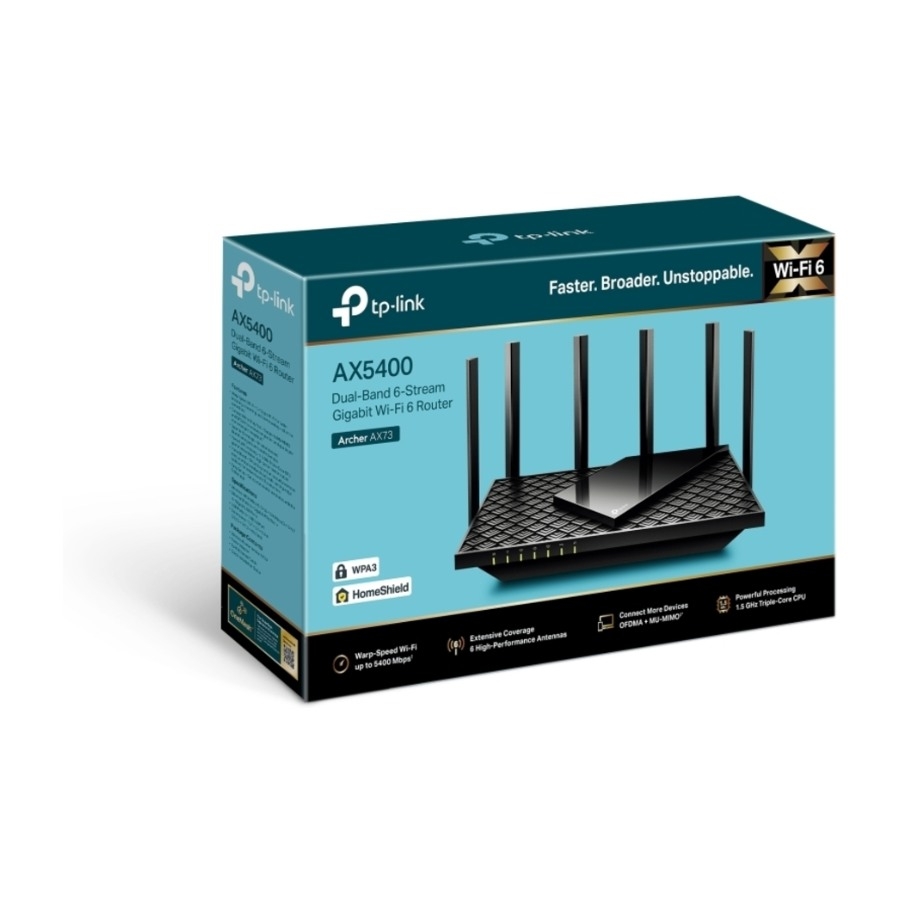 TP-Link Archer AX73 AX5400 WiFi 6-router billede 4