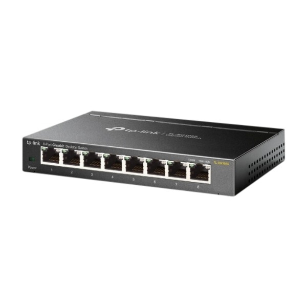 TP-Link Tl-SG108S 8-ports skrivebords-switch billede 1