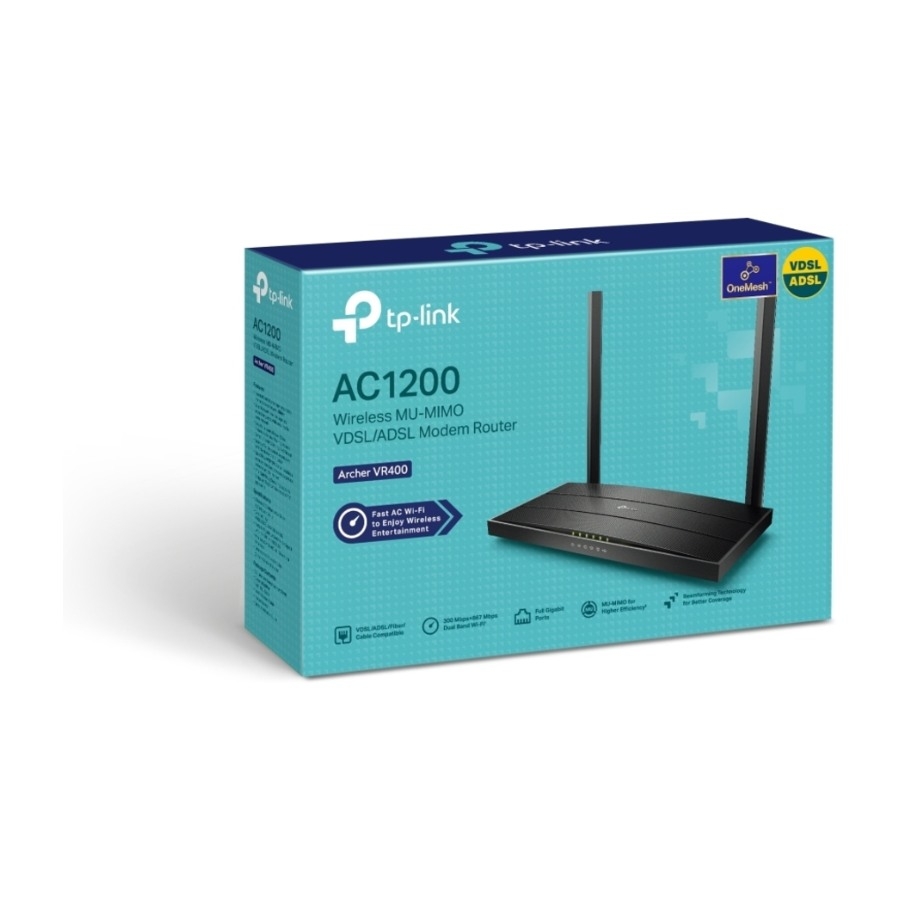 TP-Link Archer VR400 V3 Dsl Modem router billede 4