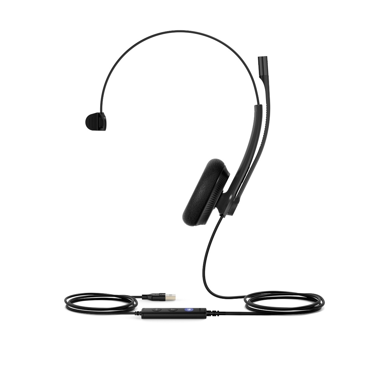 Yealink UH34 Lite Mono Headset, sort