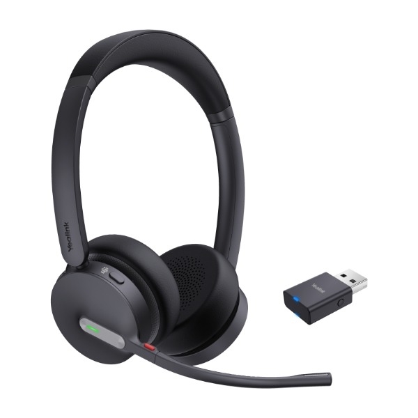 Yealink WH64 Hybrid Dual Teams trådløst headset, sort billede 3