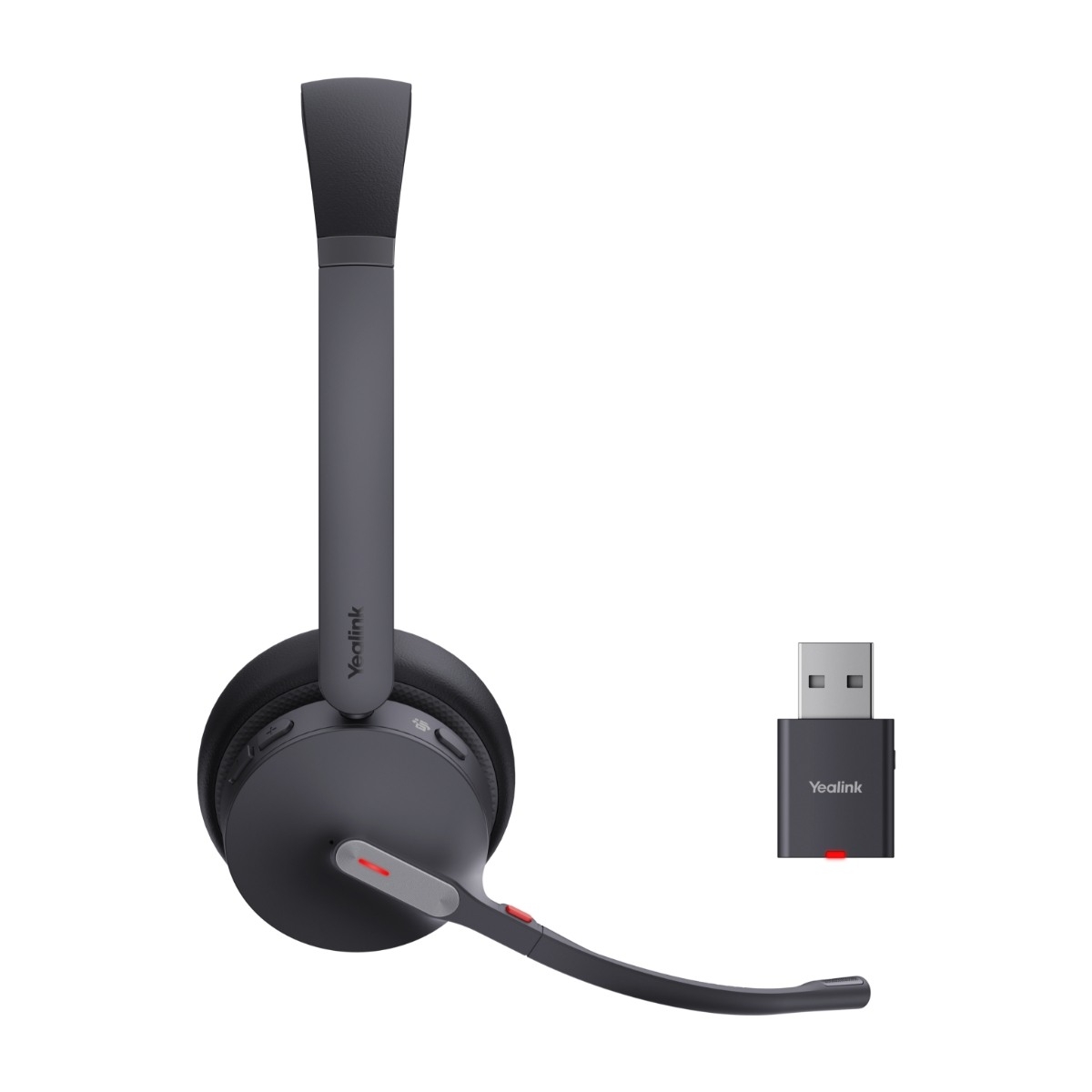 Yealink WH64 Hybrid Dual Teams trådløst headset, sort billede 4