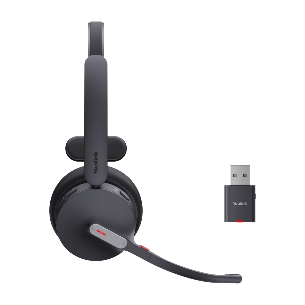 Yealink WH64 Hybrid Mono Teams trådløst headset, sort billede 3