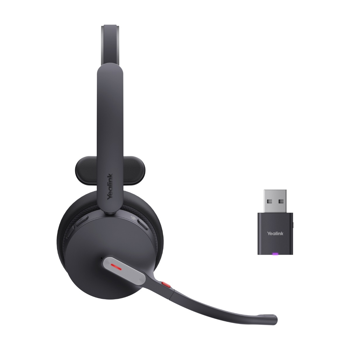 Yealink WH64 Hybrid Mono Teams trådløst headset, sort billede 4