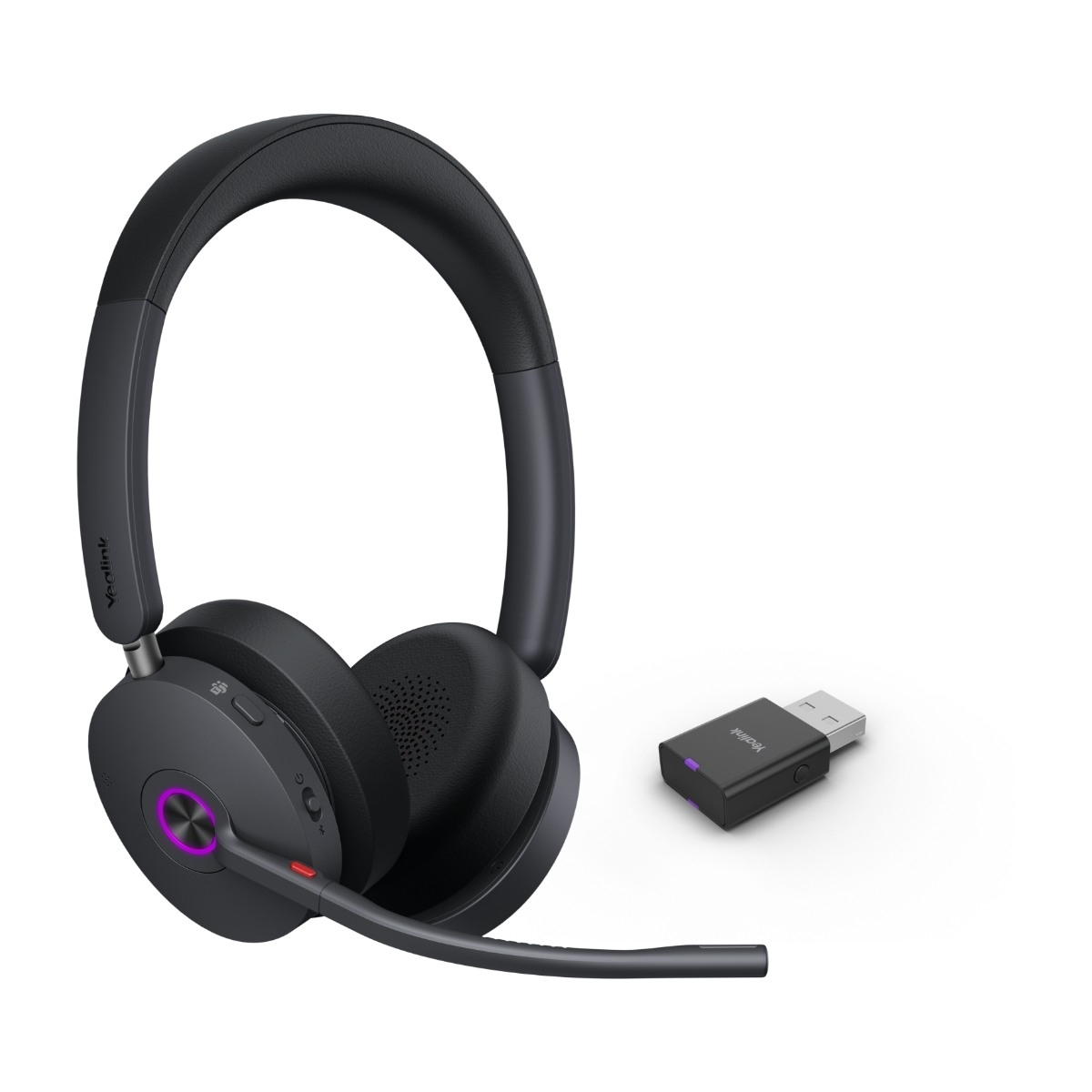 Yealink WH68 Hybrid Teams Headset, sort billede 1