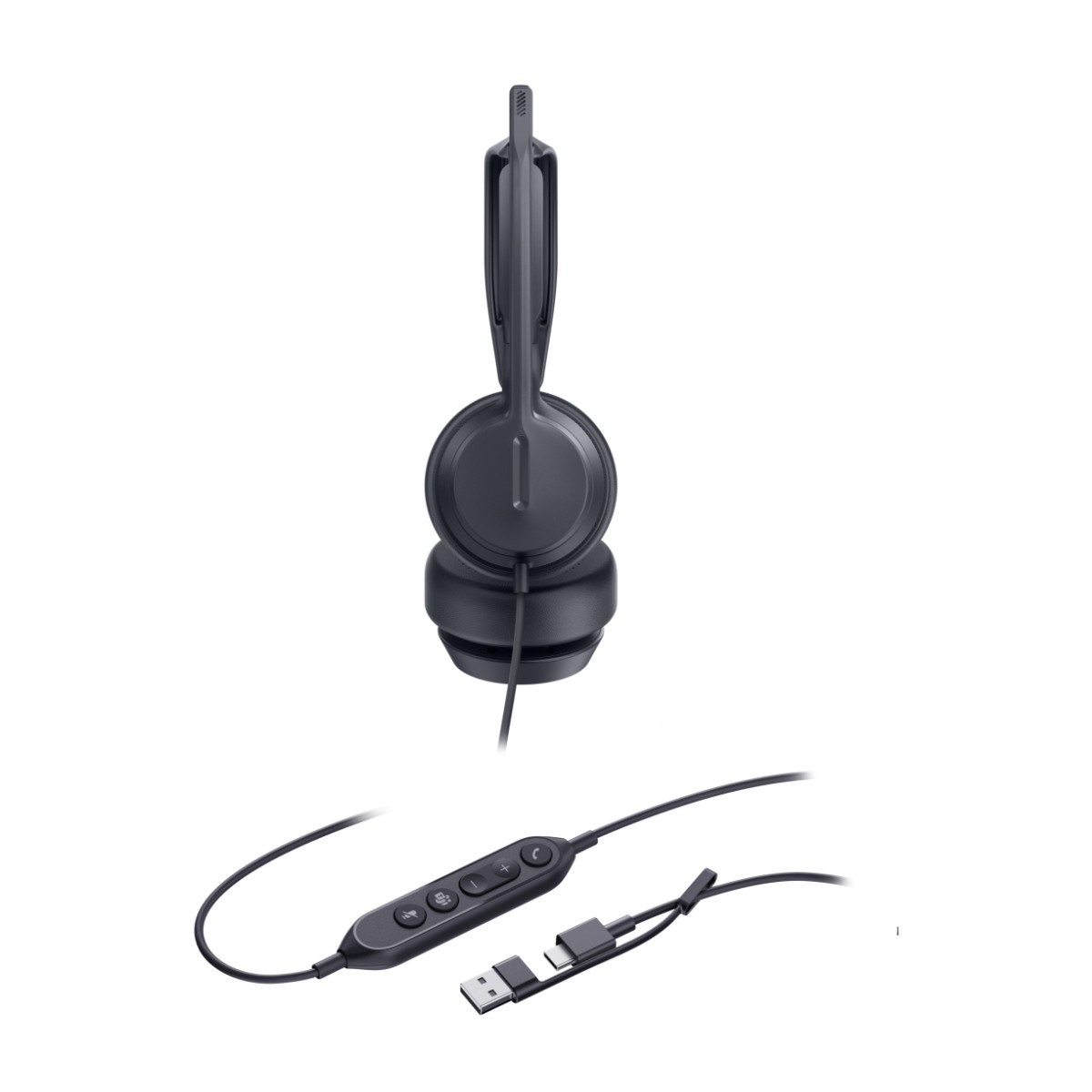 Yealink UH42 Dual Headset, Teams, USB-C/A, sort billede 3
