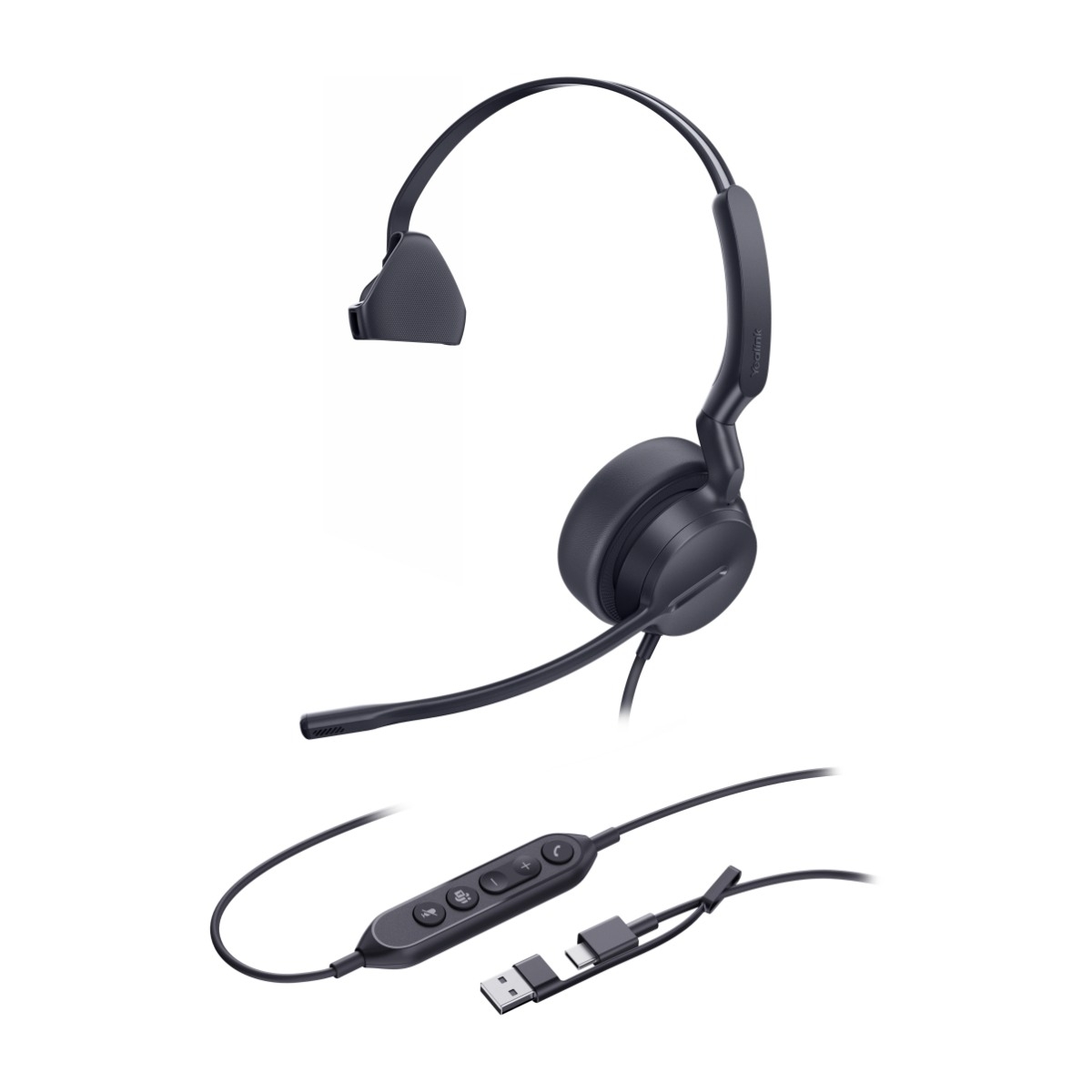 Yealink UH42 Mono Headset, Teams, USB-C/A billede 2