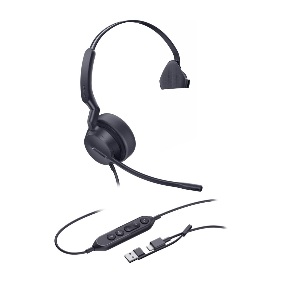 Yealink UH42 Mono Headset, Teams, USB-C/A billede 1